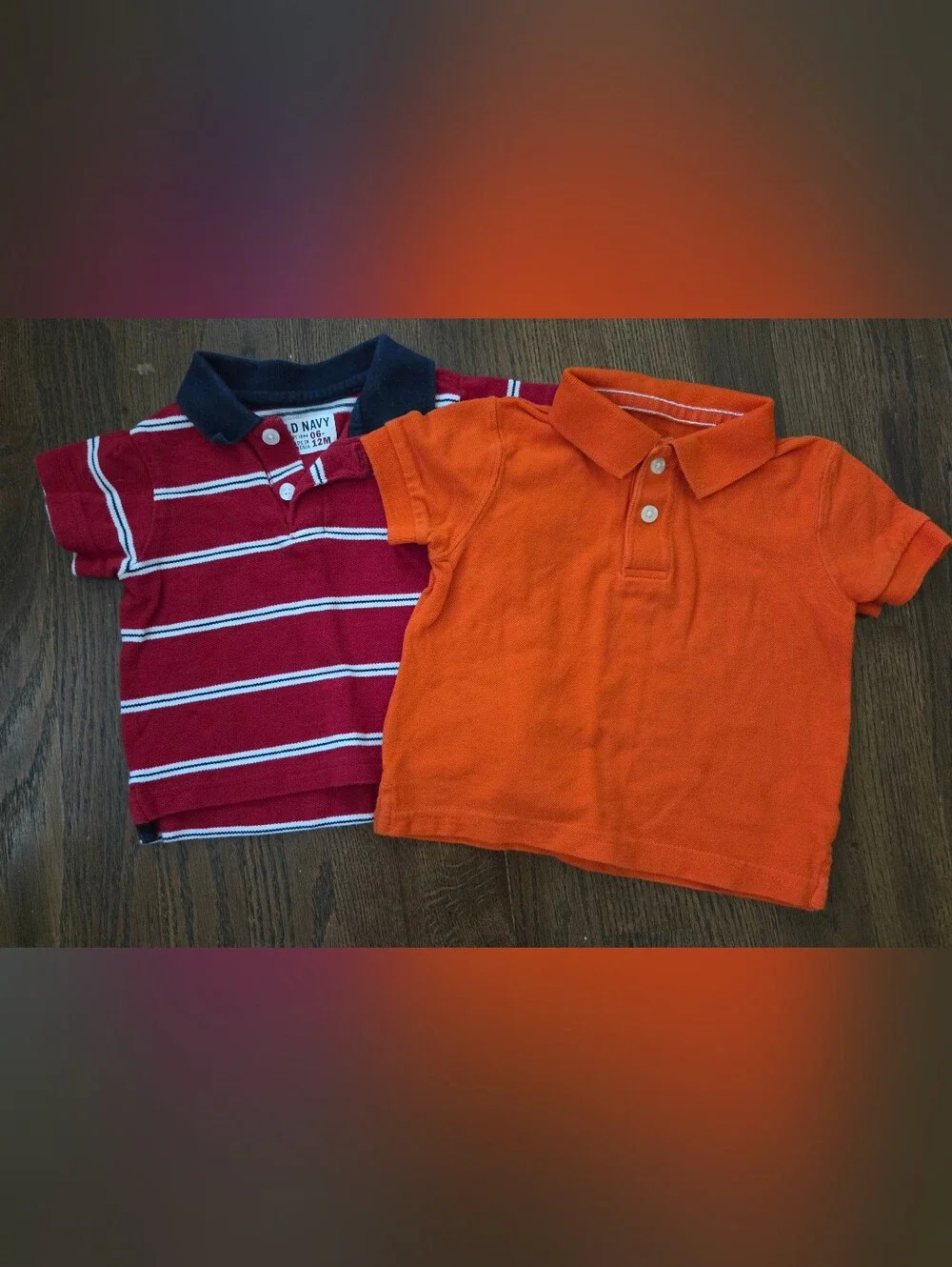 Boys 6/9M Lot Of 2 Short-Sleeve Polo Shirts